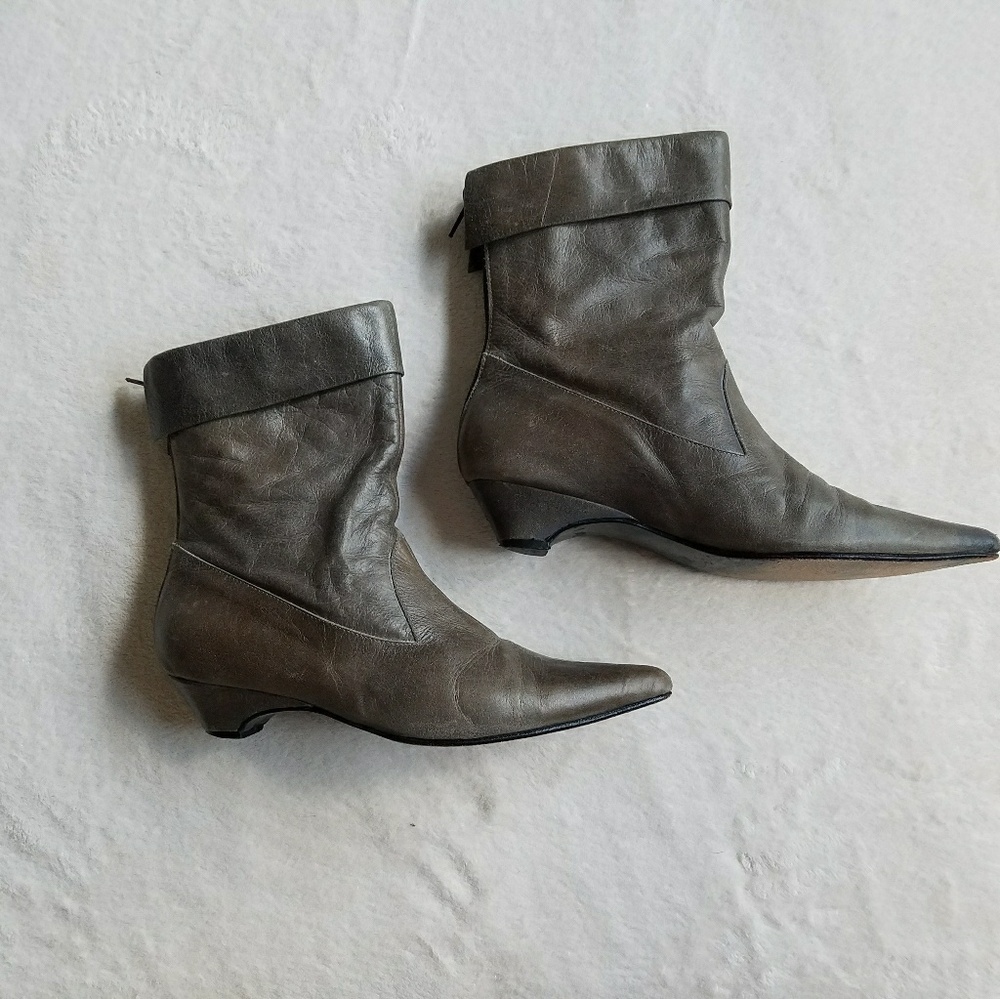 100% leather boots